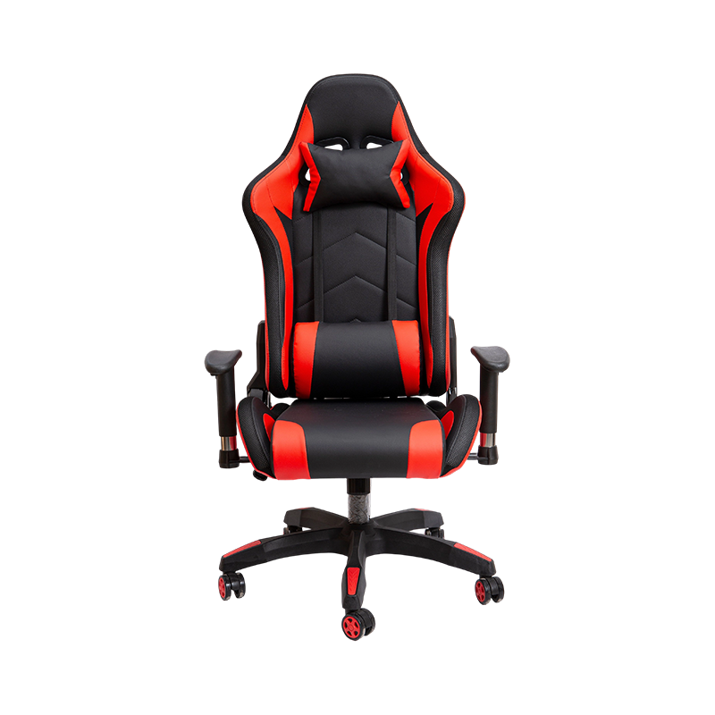 Svart och röd färgkombination Flexibel Hållbar Regular Gaming Stol